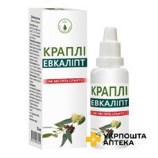 Евкаліпт краплі, 30 мл Красота та Здоров’я (Україна) 