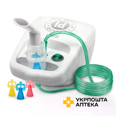 Інгалятор (небулайзер) LD-212С компресорний, білий Little Doctor (Китай)
