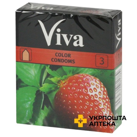 Презервативи латексні Viva (Віва) кольорові, ароматизовані, №3 Karex Industries SDN. BHD. (Малайзія)