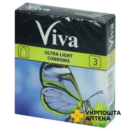 Презервативи латексні Viva (Віва) ультратонкі, №3 Karex Industries SDN. BHD. (Малайзія)