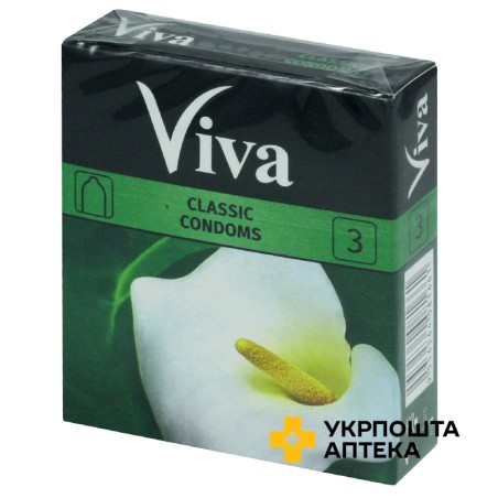 Презервативи Viva (Віва) класичні №3 Karex Industries SDN.BHD. (Малазія)