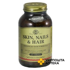 Формула для шкіри, нігтів та волосся Solgar Skin, Nails & Hair табл. №120 Солгар Вітамін енд Херб (США)