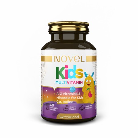 Вітаміни жувальні NOVEL KIDS Мультивітамін для дітей №60 Innopharma (Словацька Республіка)
