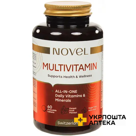 Вітаміни жувальні NOVEL Мультивітамін №60 Innopharma (Словацька Республіка)