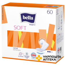 Прокладки гігієнічні щоденні BELLA Panty Soft №60 Torunskie ZMO (Польща)