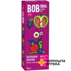 Цукерки Равлик Боб 30 г, яблуко-смородина Еко Снек (Україна)