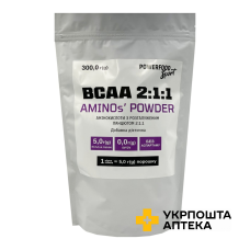 Амінокислоти ВСАА 2:1:1 POWERFOOD SPORT 300 г Красота та Здоров'я (Україна)