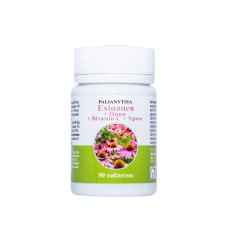 Ехінацея + цинк + вітамін С табл., тм Паляниця №50 Біо Лайт (Україна)
