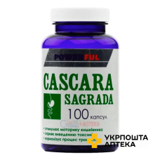 Каскара саграда POWERFUL Cascara Sagrada капс. №100 Красота та Здоров'я (Україна)