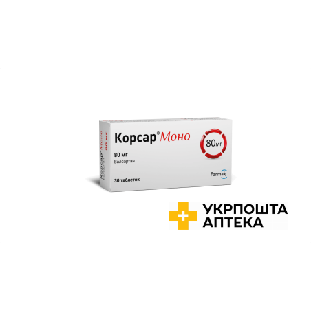 Корсар Моно табл. 80 мг №30 Фармак (Україна)