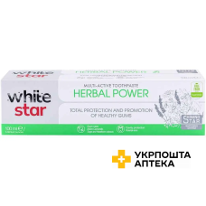 Мультиактивна зубна паста White Star Herbal Power (Хербал Павер) 100 мл STS Holding Group (Болгарія)