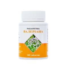 Валеріана табл. 50 мг банка пластик., тм Паляниця №100 Біо Лайт (Україна)