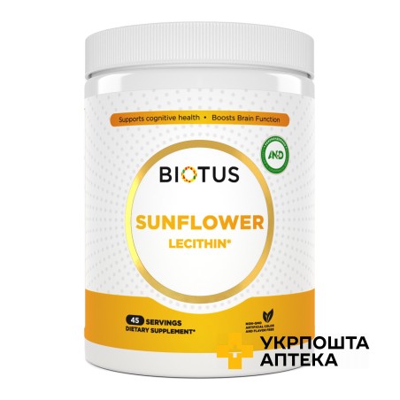 Лецитин соняшниковий Biotus банка 454 г Biotus (Україна)