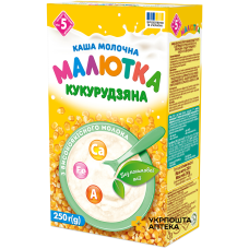 Каша молочна кукурудзяна Малютка 250 г Хорол (Україна)