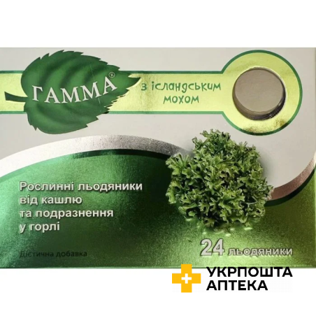 Льодяники Гамма №24 з ісландським мохом Ананта Медікеар (Індія)