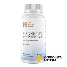 My Nutri Week Магній з вітаміном В6 570 мг капс. №150 Грін Фарм Косметик