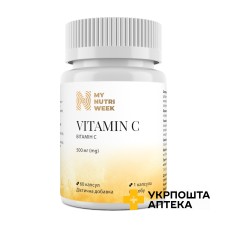 Вітамін С My Nutri Week 500 мг капс. №60 My Nutri Week (Україна)