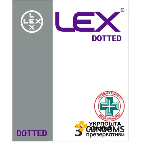 Презервативи Lex Dotted з крапками №3, Karex Industries SDN. BHD. (Малайзія)