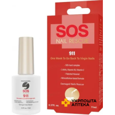 Засіб для нігтів Sos Nail Rescue 911 Тиждень для відновлення нігтів, 11 мл BLASS EUROPE (Польща)
