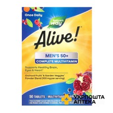 Alive! Мультивітаміни комплексні для чоловіків 50+ табл. 50 шт. Nature's Way Products