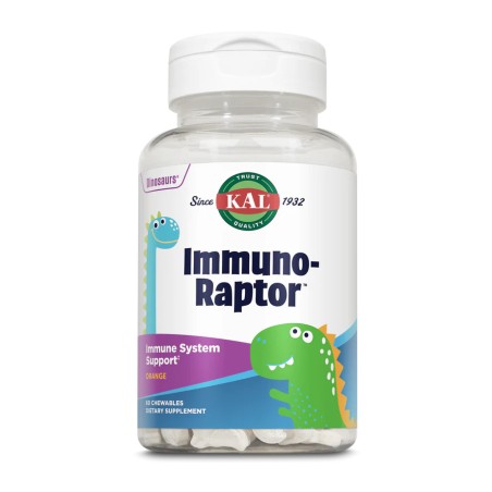 КАЛ Вітамінний комплекс для підтримки імунітету дитячий (KAL Immuno Raptor) зі смаком апельсину, 60 жувальних таблеток КАЛ Нутришнл