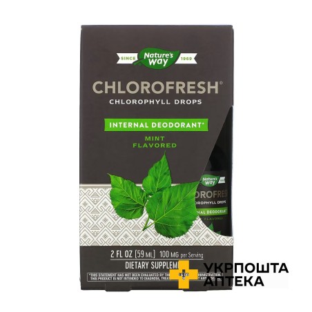 Nature's Way Хлорофреш 59 мл, з ароматом м'яти Nature's Way Products (США)
