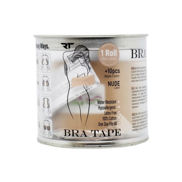 Кінезіологічний тейп Рай Тейп бьюті-бра 5 м х 5 см, бежев. TS CO., LTD (Південна Корея)