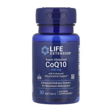 Life Extension/Лайф екстеншн CoQ10 убіхінол капс. 200 мг №30 Quality Supplements and Vitamins, Inc