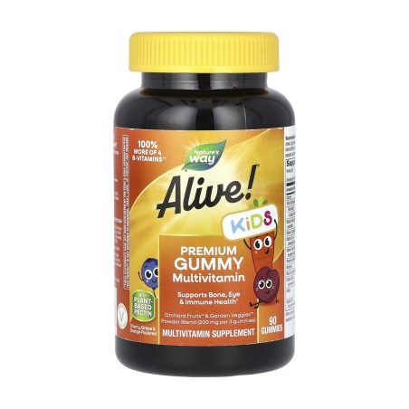 Alive! дитячі мультивітаміни 90 жув. цукерок вишня, апельсин, виноград Nature's Way Products