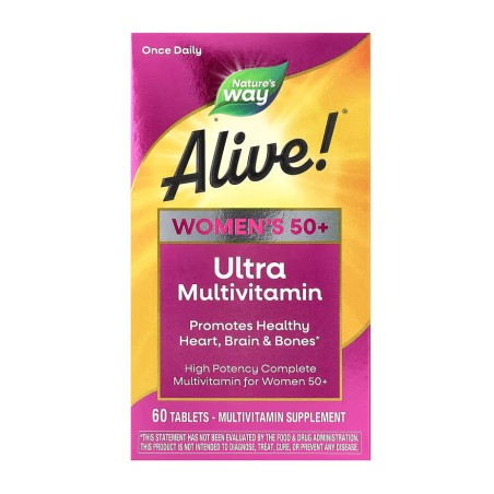 Вітаміни Alive! Один раз на день д/жінок 50+ ультра 60 табл. Nature's Way Products