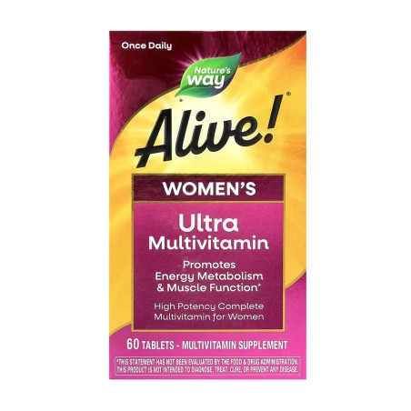 НАТУРЕС ВЕЙ Alive! Мультивітаміни Один раз на день ультра для жінок 60 табл Nature's Way Products