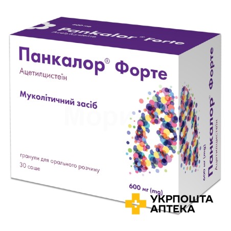 Панкалор Форте гран. д/орал. р-ну 600 мг саше 3 г №30 Кусум (Індія)