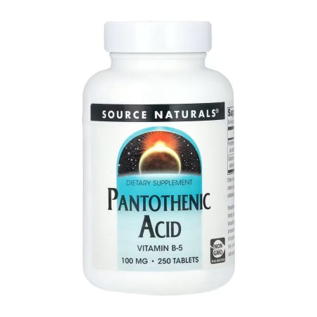 Пантотенова кислота (Вітамін В-5) табл. 100 мг №250 Source Naturals