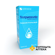 Тіотриазолін крап. очні 1 % 5 мл фл. Артеріум (Україна)