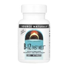 Вітамін B12 табл. 5 мг, вишня №60 Source Naturals