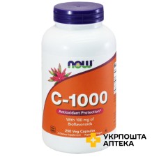 Вітамін C капс. 1000 мг №250 NOW FOODS (США)