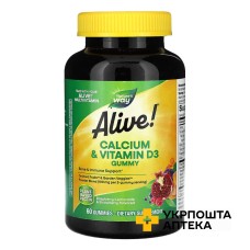 Alive! Кальцій захист кісток табл. №60 Nature's Way Products