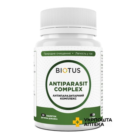 Антипаразитний комплекс Biotus табл. №60 Biotus (Україна)