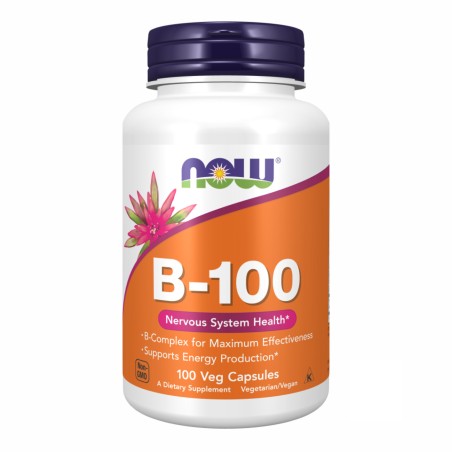 B-100 комплекс для нервової системи капс. №100 NOW FOODS (США)
