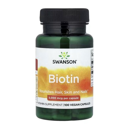 Біотин капс. 5000 мкг №100 Swanson Health Products