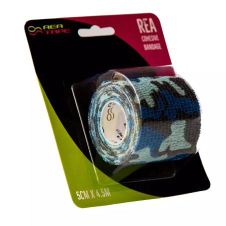 Бинт когезивний еластичний REA TAPE, камо блакитний TS CO., LTD