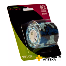 Бинт когезивний еластичний REA TAPE, камо блакитний TS CO., LTD