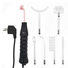 Дарсонваль Ridni Beauty, 7 електродів у комплекті, з неоновим газом, у кейсі для зберігання RIDNI CARE