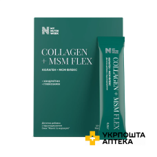 Колаген + МСМ Флекс My Nutri Week Collagen + MSM Flex з підсолоджувачем, смак Манго + маракуйя саше №30 My Nutri Week (Україна)