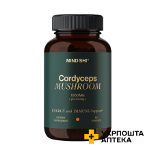 Кордіцепс гриб 1000 мг Mind Shi вег. капс. №60 Mind Shi Inc (США)