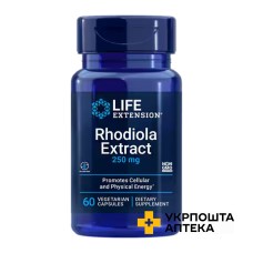 Life Extension Родіола рожева 250 мг капс. №60 Quality Supplements and Vitamins, Inc (США)