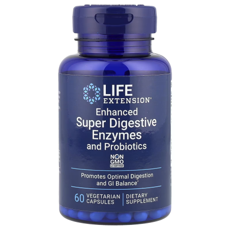 Лайф екстеншн супер ферменти з пробіотиками капс. №60 Quality Supplements and Vitamins, Inc