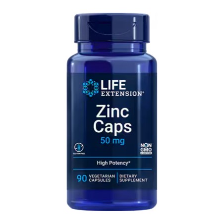 Лайф екстеншн Цинк високої ефективності капс. 50 мг №90 Quality Supplements and Vitamins, Inc