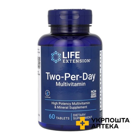 Life Extension Two-Per-Day табл. №60 Quality Supplements and Vitamins, Inc (США)
