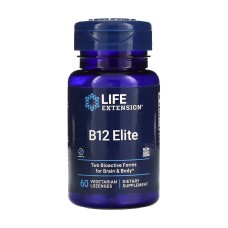 Лайф Екстеншн Вітамін B12 Elite 60 вегетаріанських льодяників Quality Supplements and Vitamins, Inc